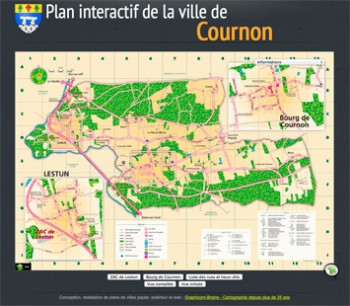 Accès au plan interactif de Cournon
